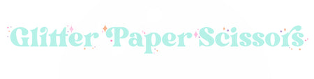 Glitter Paper Scissors
