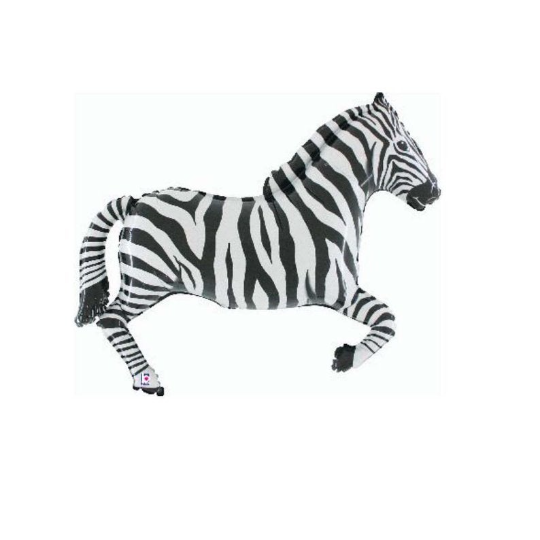 Zebra Balloon - glitterpaperscissors