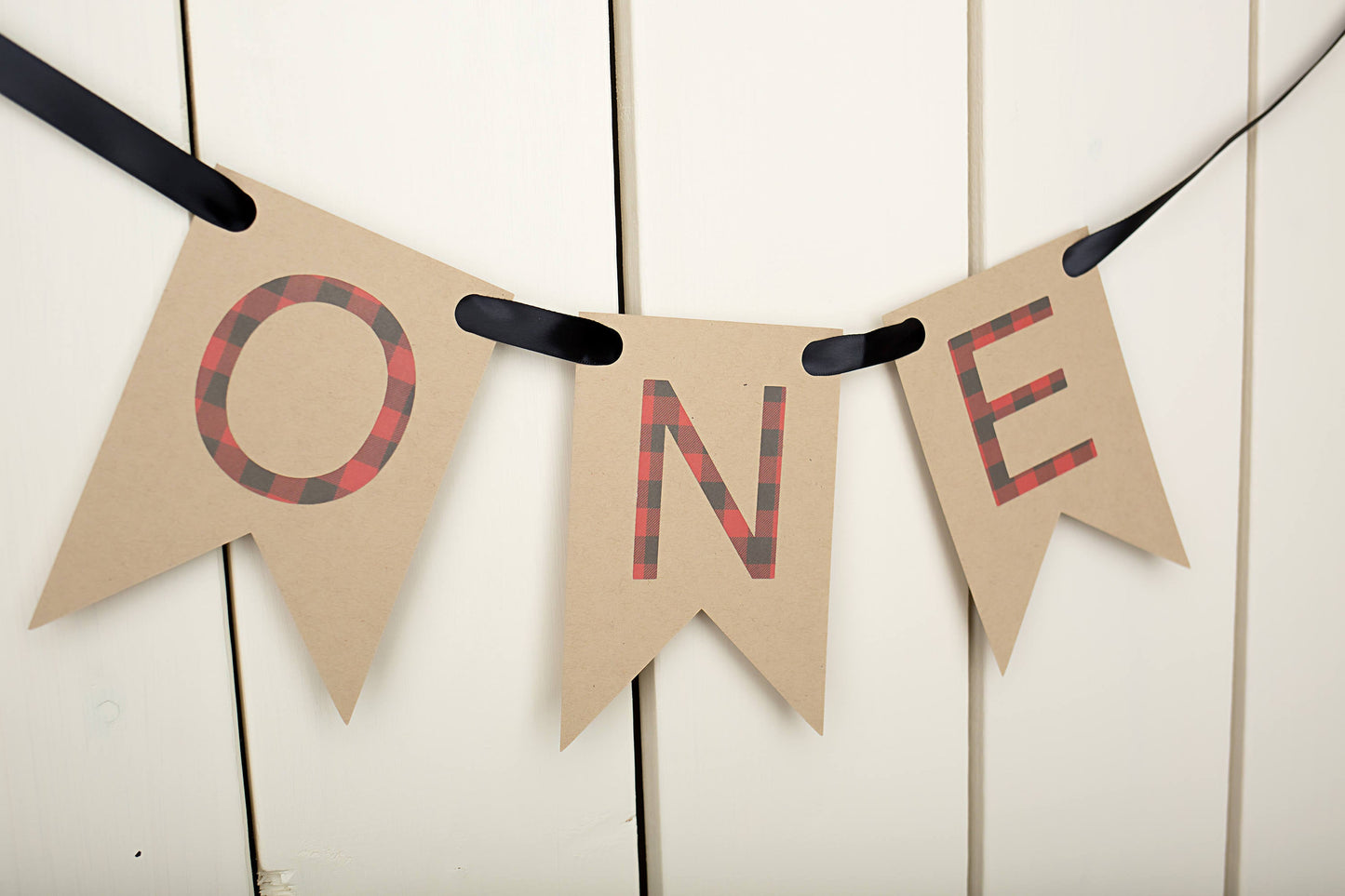 Lumberjack One Banner - glitterpaperscissors