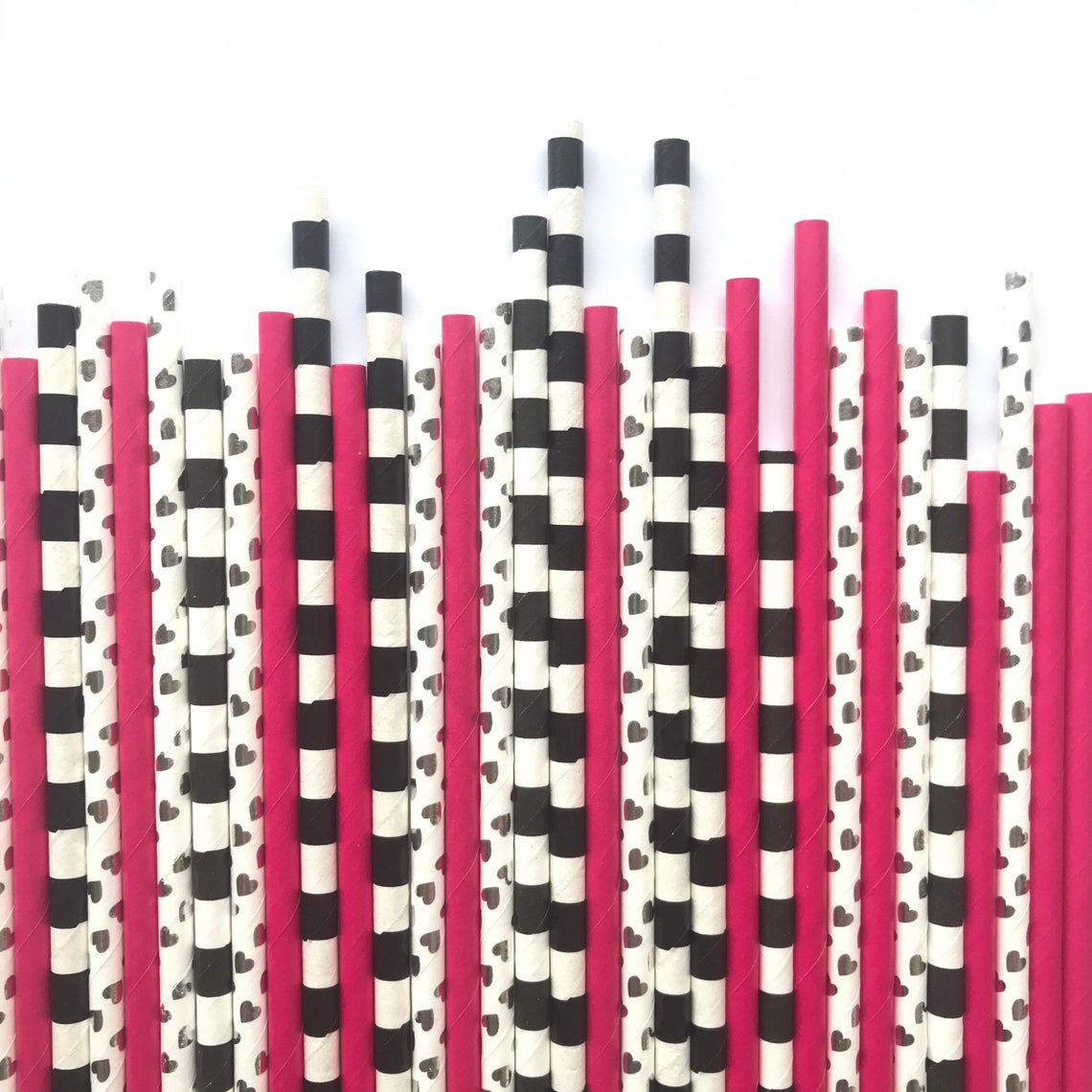 Valentine Paper Straws