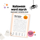 Halloween Word Search