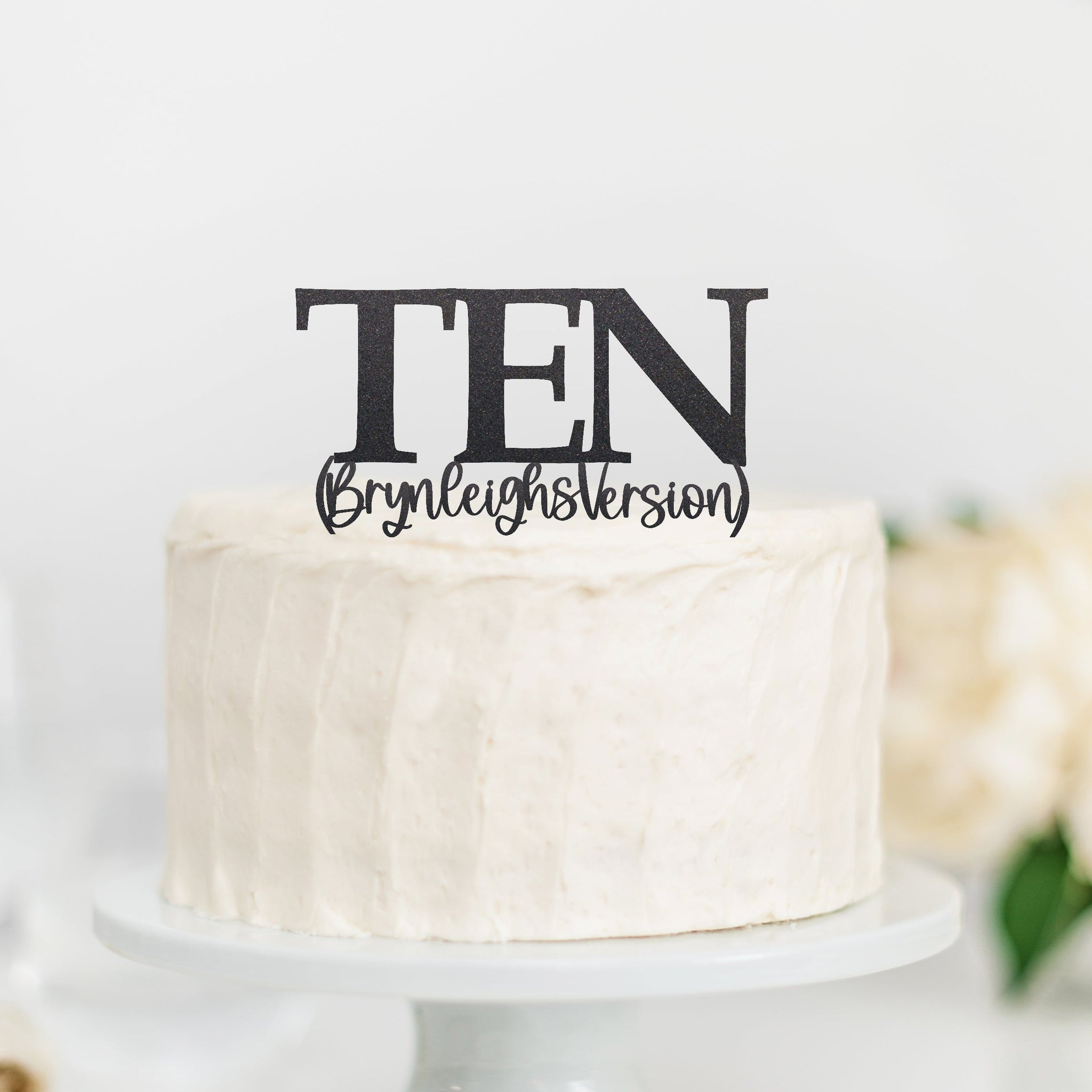 Custom Taylor's version cake topper