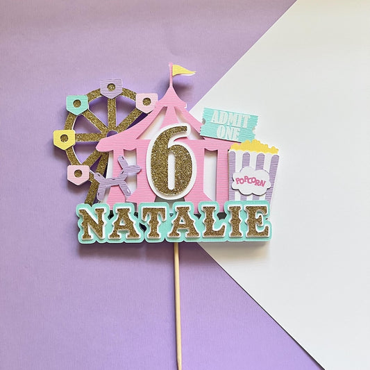 Carnival Cake Topper