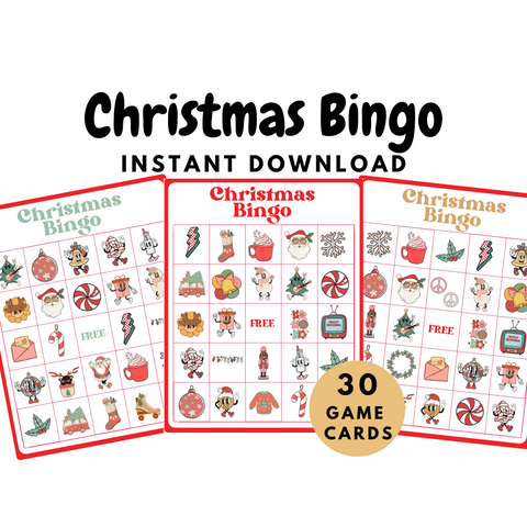 Christmas Bingo ( instant download)