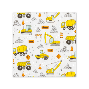 Construction Napkins FEATURING construction heavy machinery