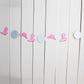 disco cowgirl garland with disco balls, cowgirl hats and pink cowboy boots