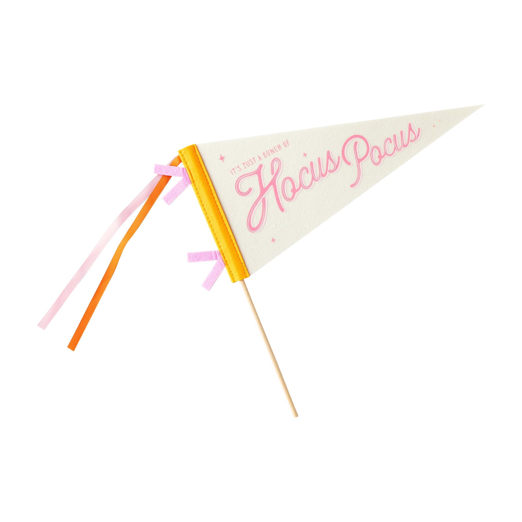 hocus pocus felt pennant flag