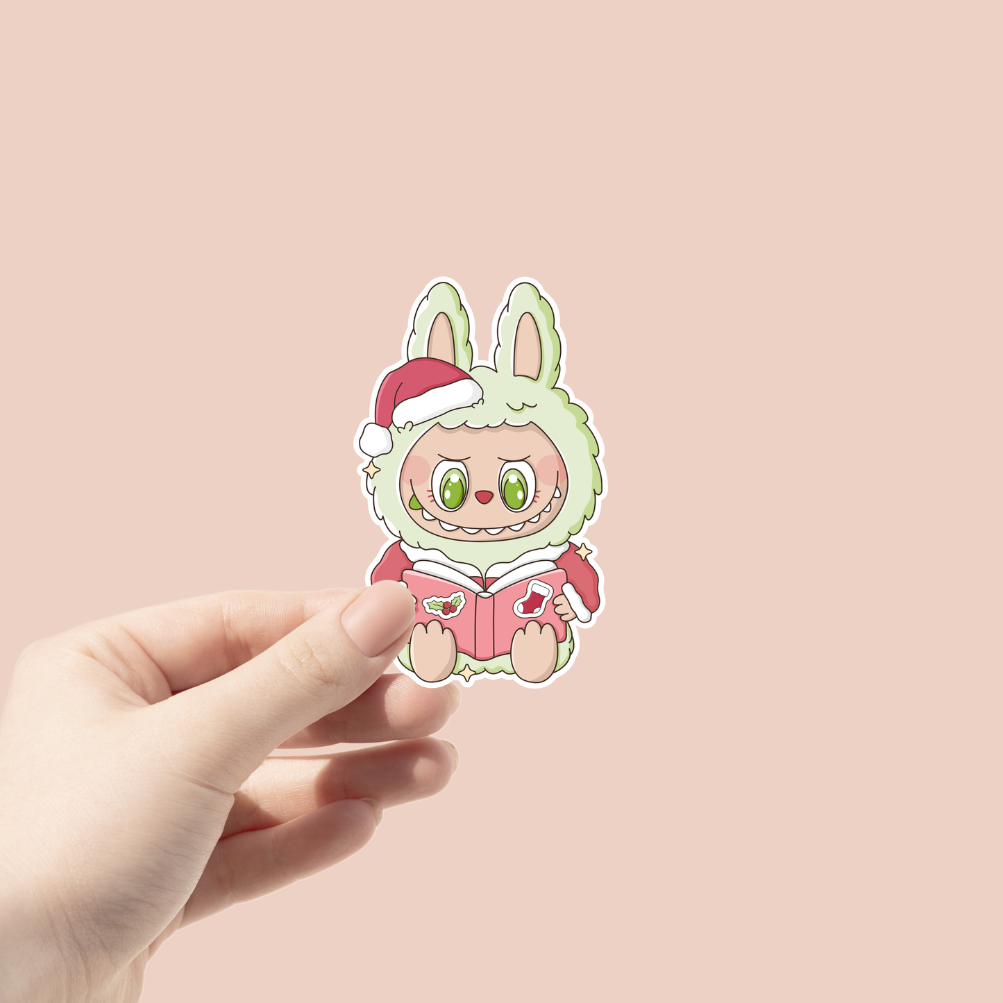 Christmas Trinket Doll Sticker