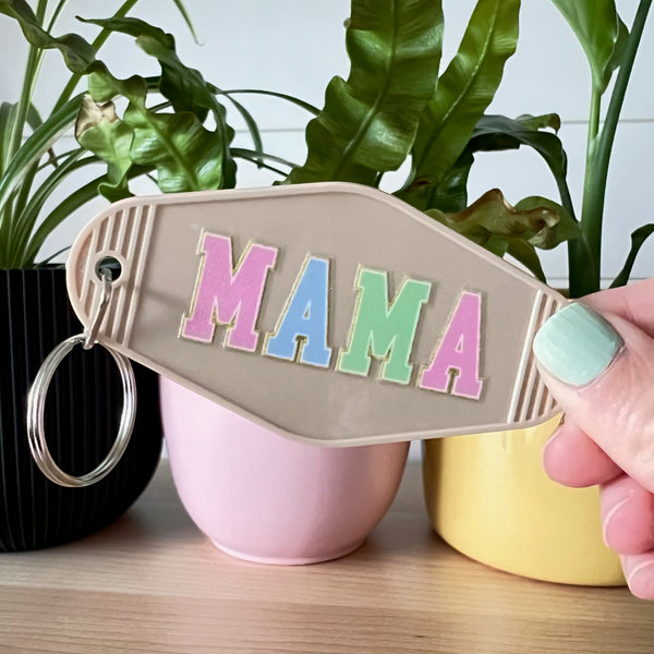 Mama Motel keychain