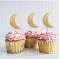 Moon Cupcake Toppers