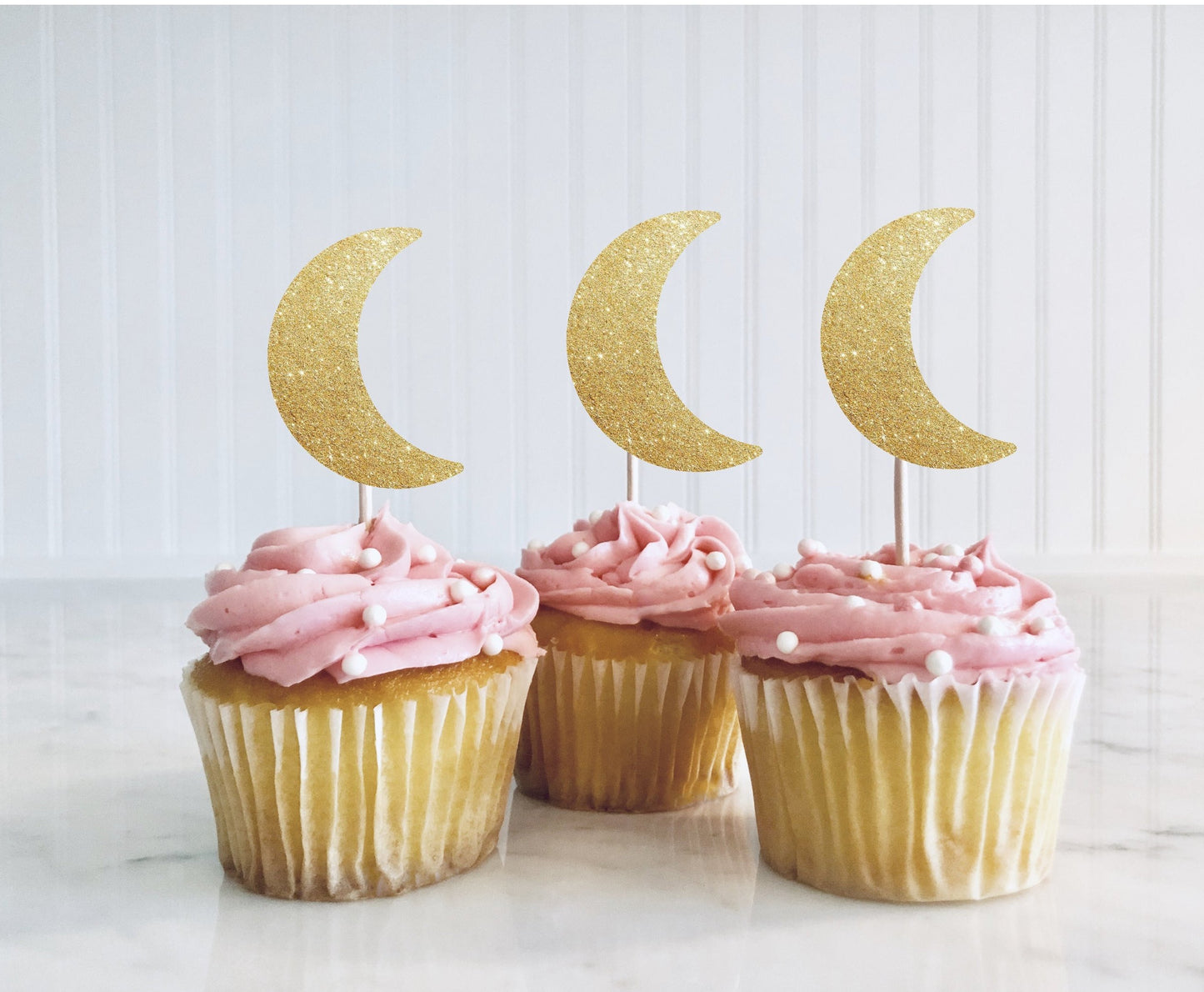 Moon Cupcake Toppers