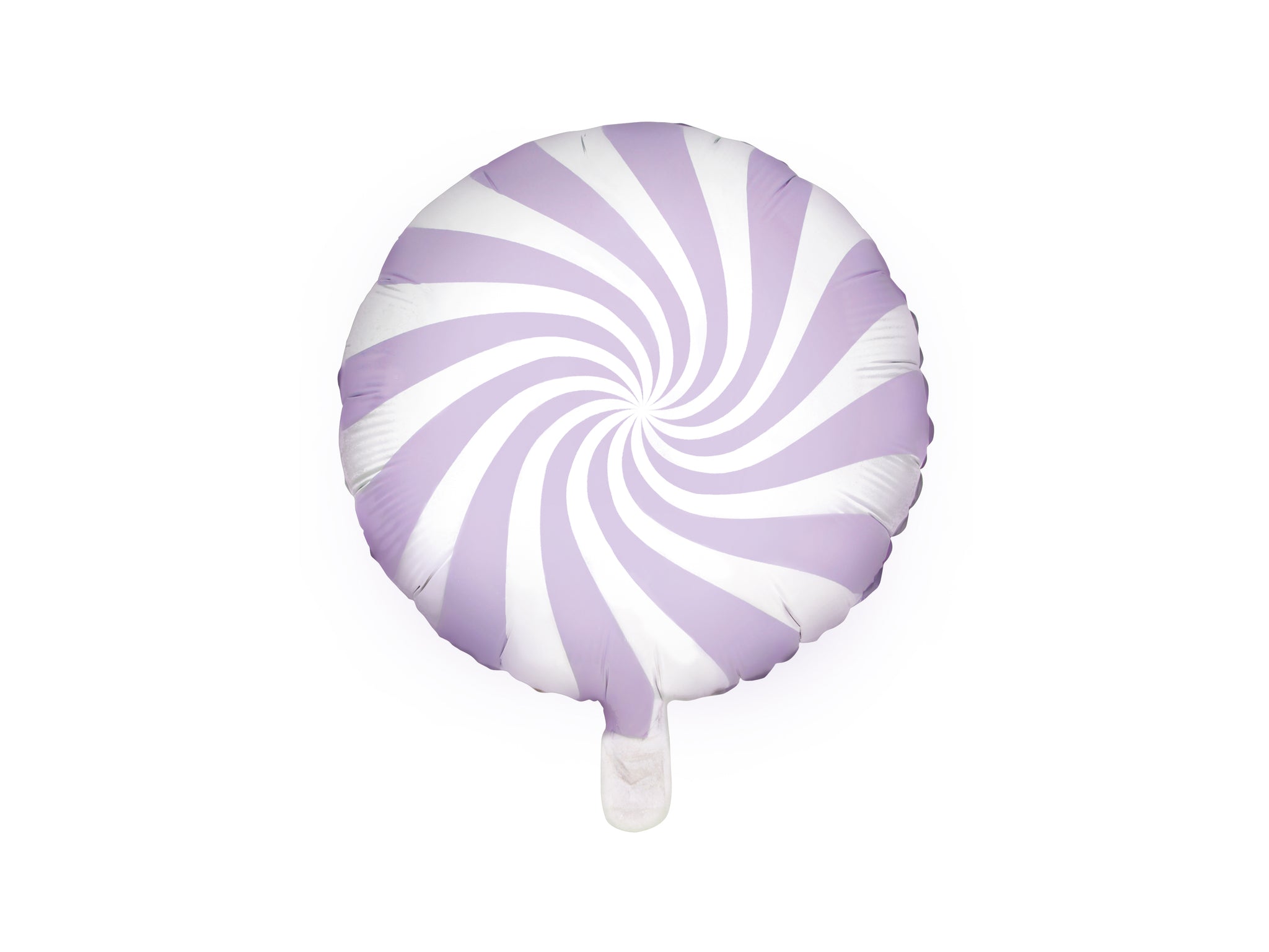 lavender white swirl candy balloon - glitter paper scissors