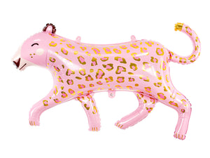 pink leopard balloon - glitter paper scissors