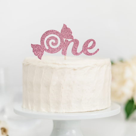 Candy One Cake Topper - glitterpaperscissors