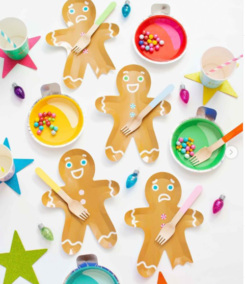 Gingerbread Plates (SET of 8)