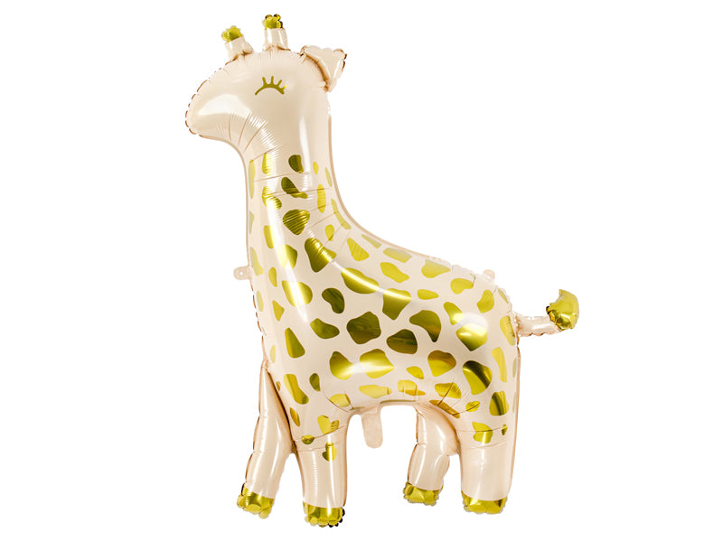 giraffe balloon - glitter paper scissors