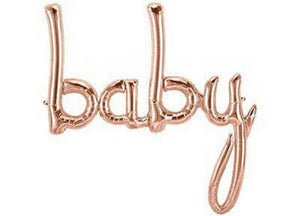 Baby Balloon (rose gold) - glitterpaperscissors
