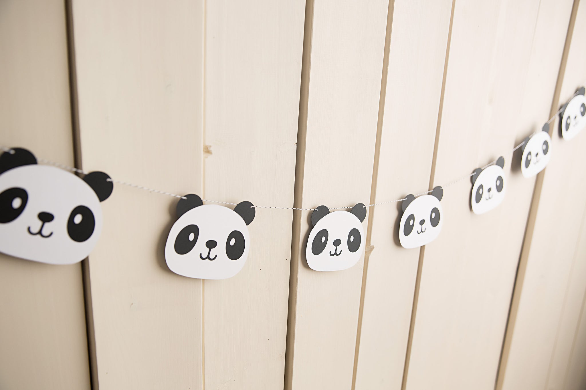 Panda garland - glitterpaperscissors