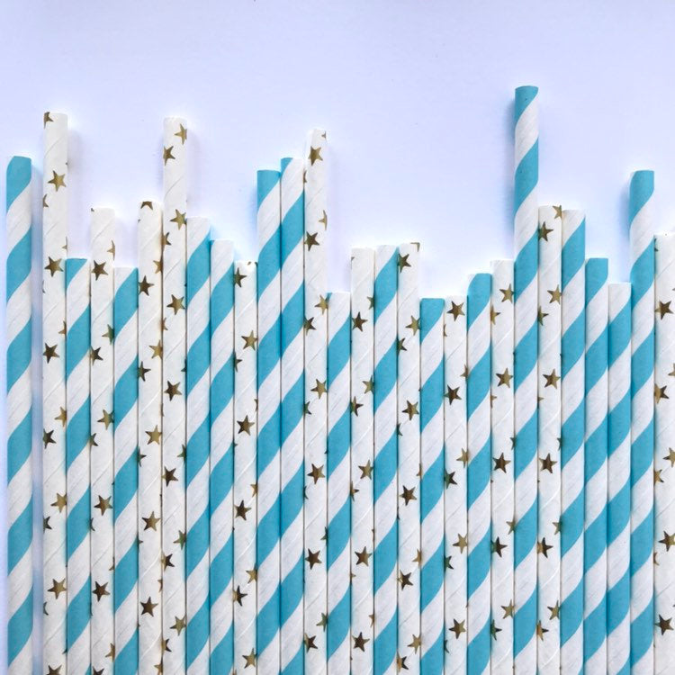 Star Paper Straws - glitterpaperscissors