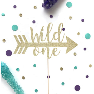 Wild One Arrow Cake Topper - glitterpaperscissors