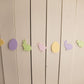 Easter Garland - Bunny Garland - Egg Garland-  Easter Decor - Spring Garland - Photography Prop - Party Decor - Easter Basket - glitterpaperscissors
