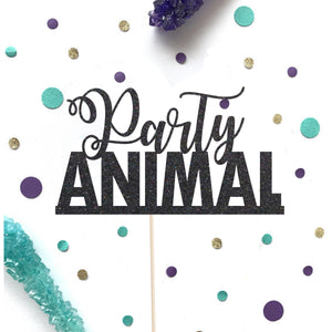 Party Animal Cake Topper - glitterpaperscissors