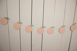 Peach Garland - glitterpaperscissors