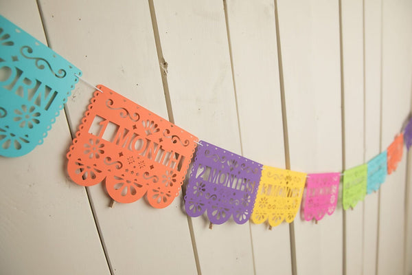 Papel Picado Monthly Banner - glitterpaperscissors