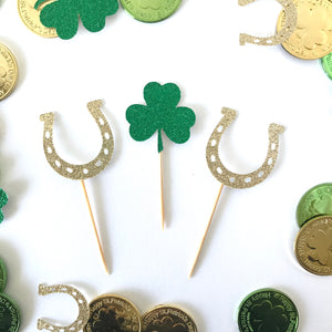 st patricks day cupcake toppers