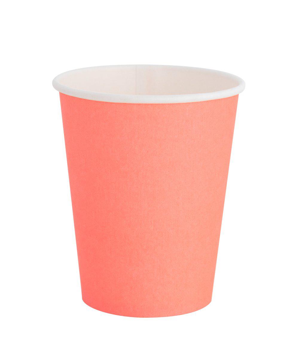 Neon Coral Party Cup