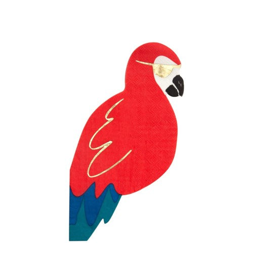 Parrot Napkin - glitterpaperscissors