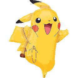 Pikachu helium balloon - glitter paper scissors