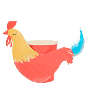 Rooster Cup - glitterpaperscissors