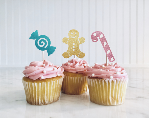 Sweet Treats Cupcake Toppers - glitterpaperscissors
