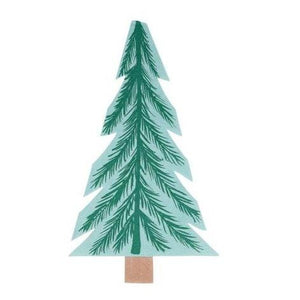 pine tree napkins - glitter paper scissors